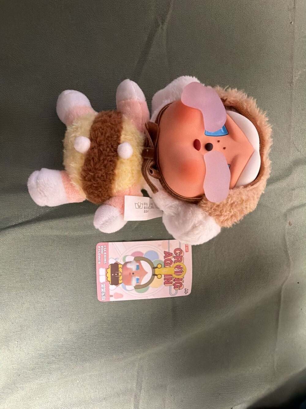 POP MART Crybaby Crying Again Series Bee Plush Doll